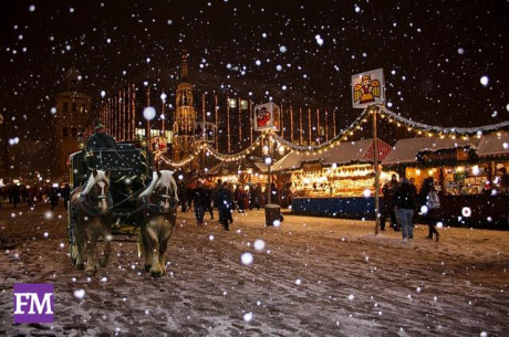 Familienausflug auf den Weihnachtsmarkt